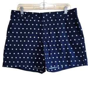 Tommy Hilfiger Women's Blue Polka Dot Shorts Size 10